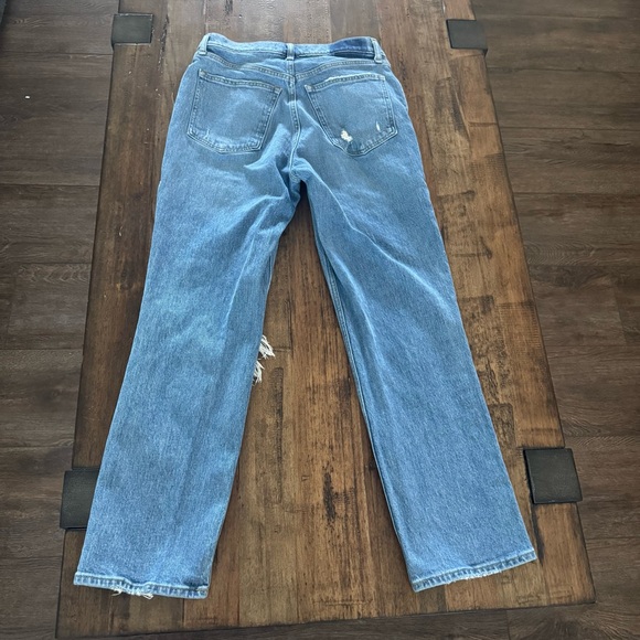 6S Abercrombie & Fitch The 90s Straight Low Rise Jeans 28 or 6 short - Picture 8 of 13